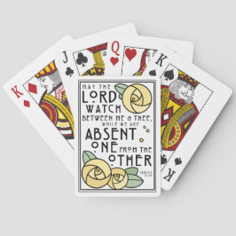 Mizpah | Art nouveau Gul ros Casinokort