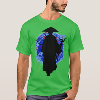 Mizu Blue öga Samurai TShirt T Shirt
