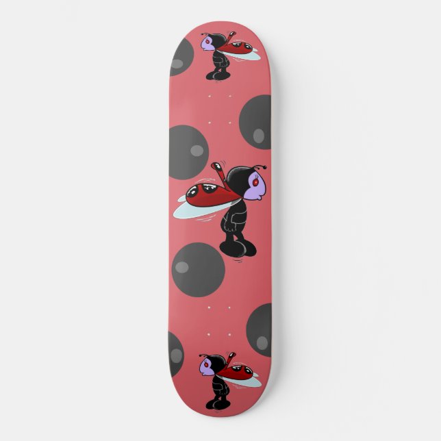 Mizz Ladybug Skateboard (Framsida)