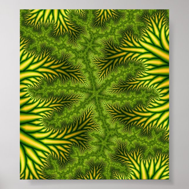 "MJ" Fractal Art Poster (Framsidan)