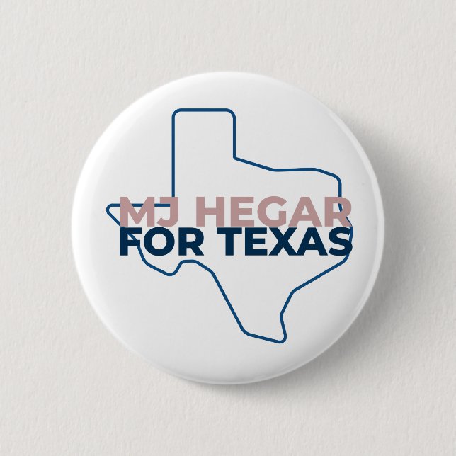 MJ Hegar for Texas Button Knapp (Framsida)
