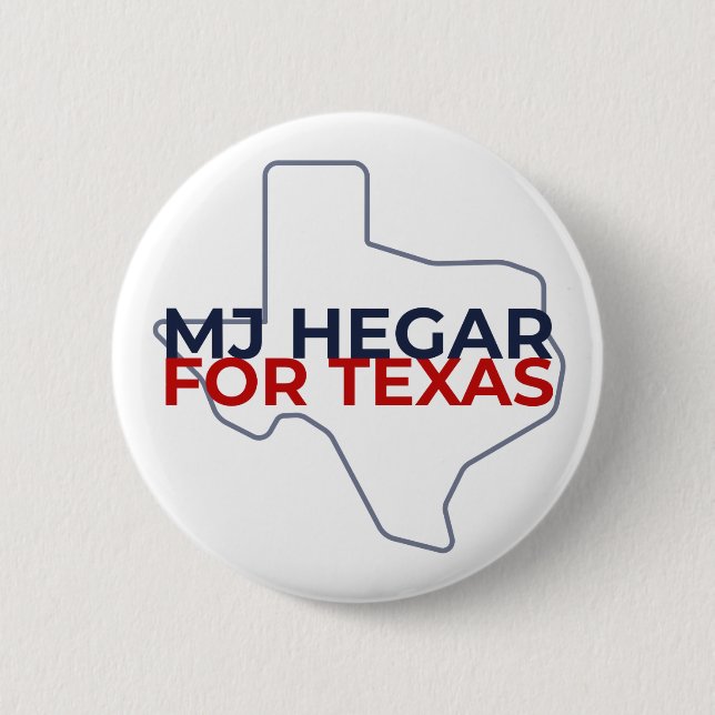 MJ Hegar for Texas Button Knapp (Framsida)