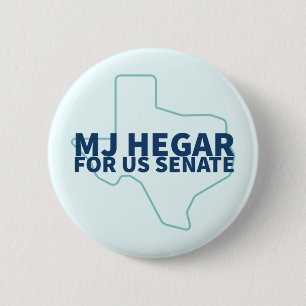 MJ Hegar for US Senate Button Knapp