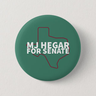 MJ Hegar for US Senate Button Knapp