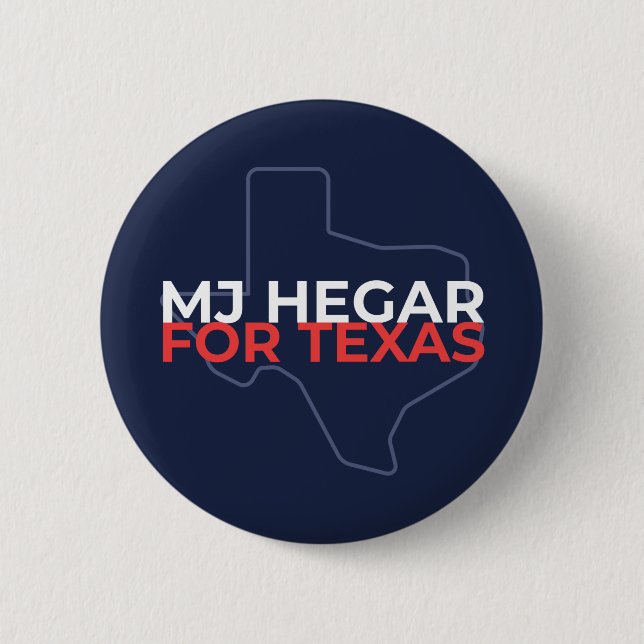 MJ Hegar for US Senate Button Knapp (Framsida)