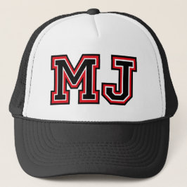 "Mj-" Monogram Truckerkeps