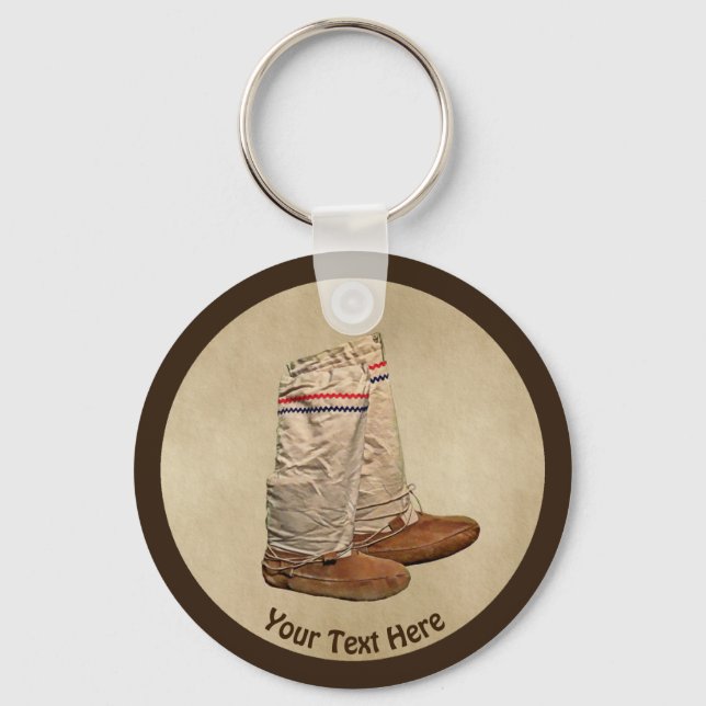 Mjälke på gammal Papper Nyckelring (Framsida)