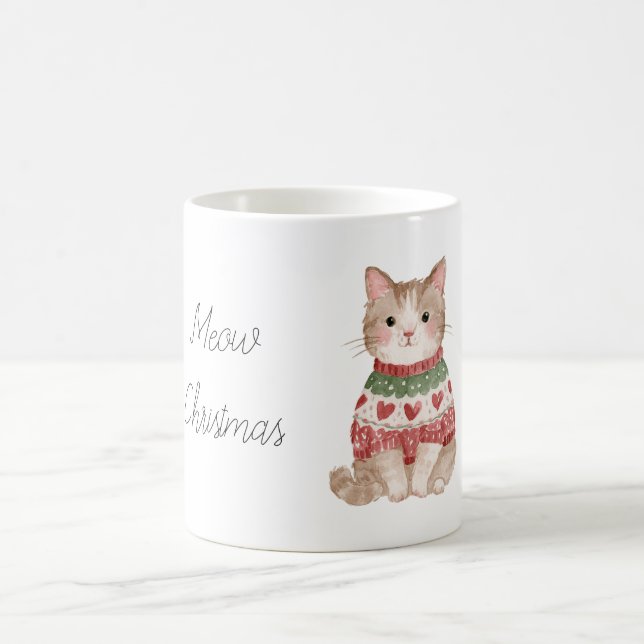 Mjau jul katt kaffemugg (Center)
