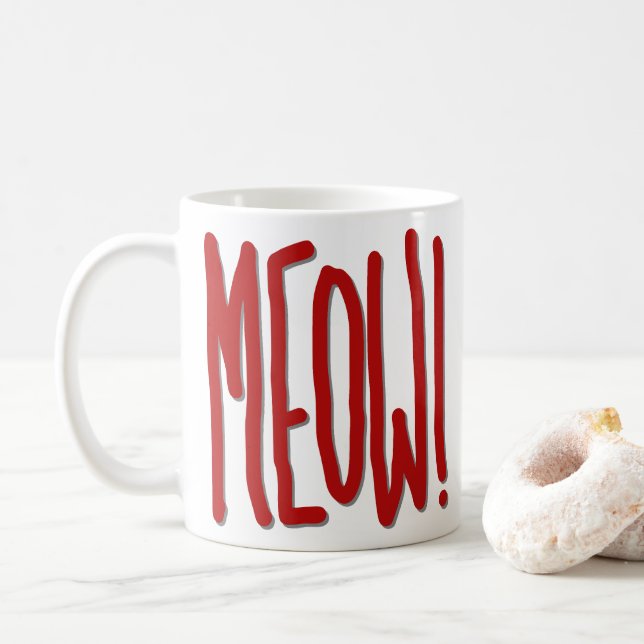 Mjau! Kaffemugg (Med munk)