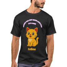 Mjau Katten Säger Kärlek Du Det Är Sant T-Shirt