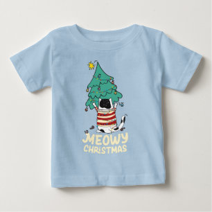 Mjauig jul Rolig kattälskare T Shirt