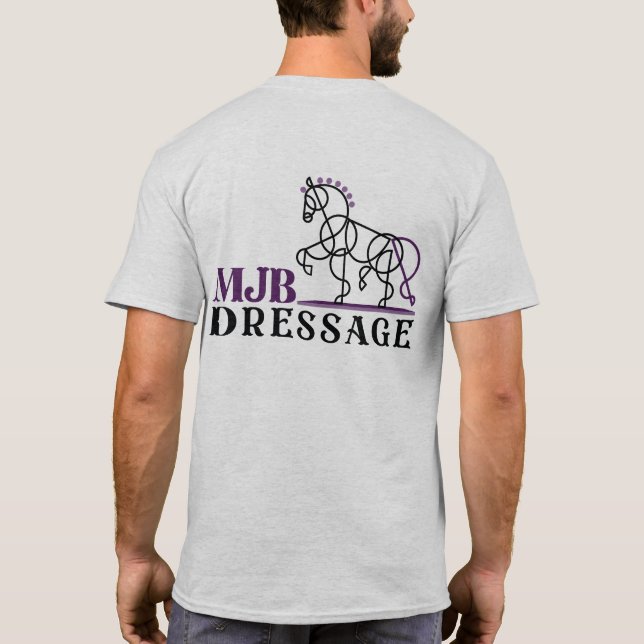 MJB Dressage dubbla ikon T shirt (Baksida)