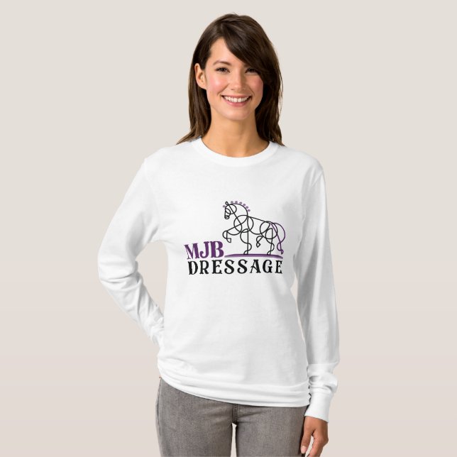 MJB Dressage långärmad t-shirt (Hel framsida)