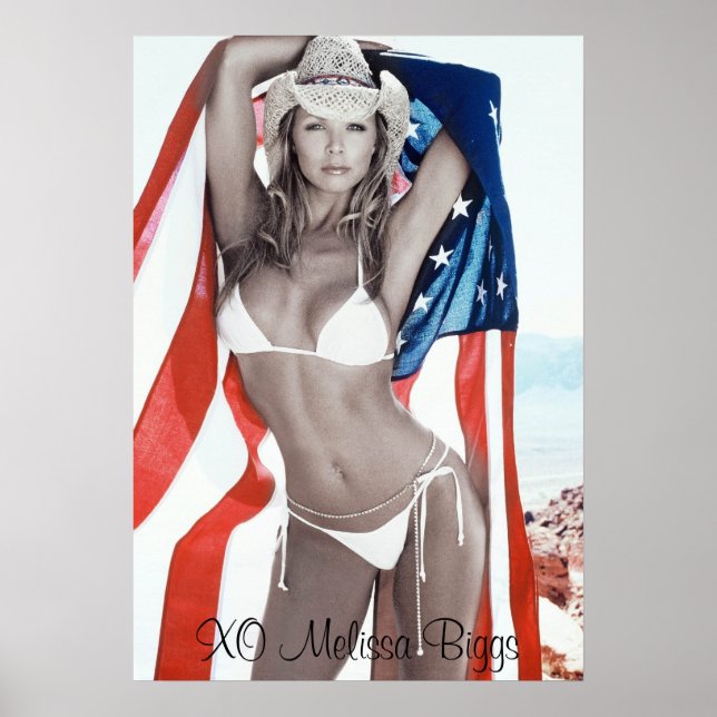 MJB Swimdress Calendar American Shot, XO Melissa.. Poster (Framsidan)