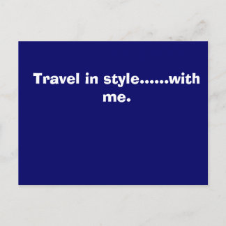 MJJ-bolaget, Travel i stil... med mig. Vykort