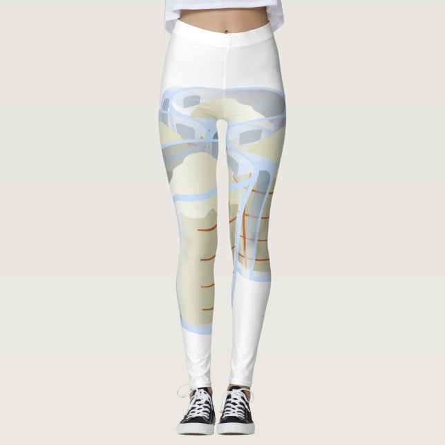 Mjöl av Glitch Food Leggings (Framsida)