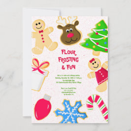 Mjöl av Roligt Kids Cookie Exchange Party Inbjudningar