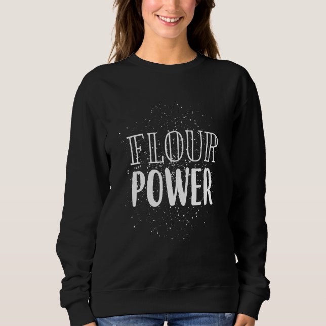 Mjöl Bake Baker Baking T Shirt (Framsida)