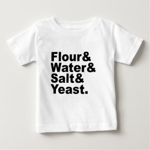 Mjöl & Vatten & salt & jäst Bröd ingredienser Tee
