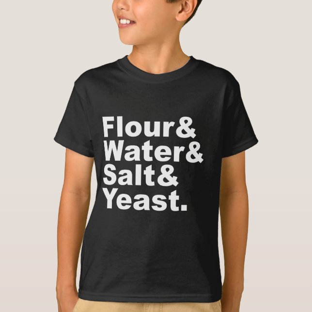 Mjöl & Vatten & Salt & Jäst | Brödingredienser Tee (Framsida)