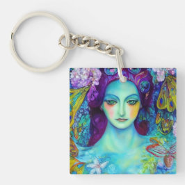 Mjöldrottning med fjärilar