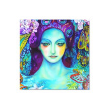 Mjöldrottning med fjärilar