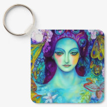 Mjöldrottning med fjärilar