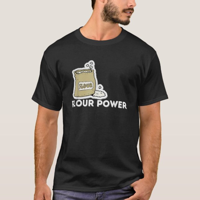 Mjölets energisnåla cuptårta Baker-bakverk, gåva T Shirt (Framsida)