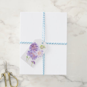 mjöliga blommor presentetikett