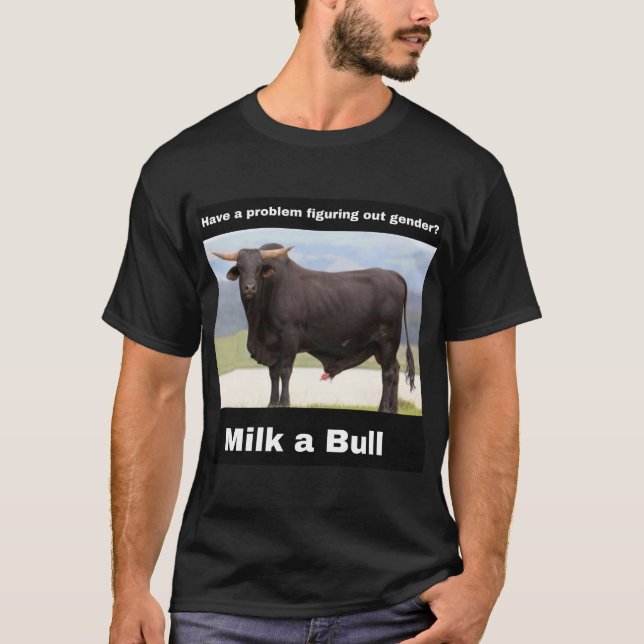 Mjölk a tjur t shirt (Framsida)