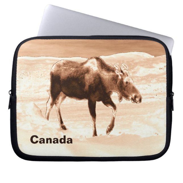 Mjölk Chocolate Moose Laptop Sleeve (Framsidan)
