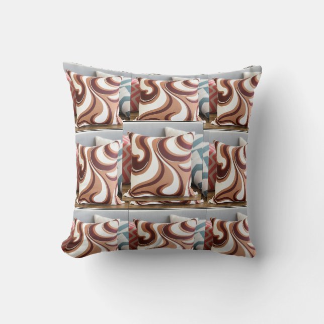Mjölk Chocolate Swirl Pillow Kudde (Framsida)