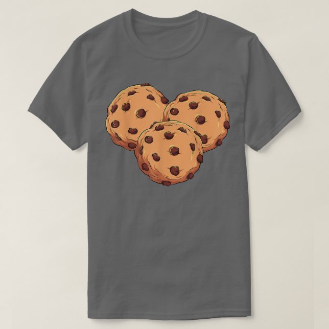 Mjölk Cookie Halloween Costume Matching Par Gro T Shirt (Design framsida)
