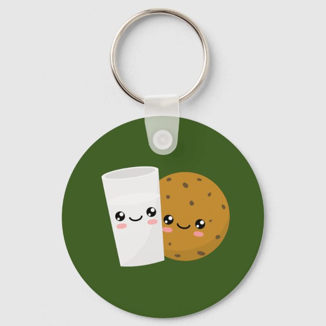 Mjölk & Cookie Nyckelring (Framsida)