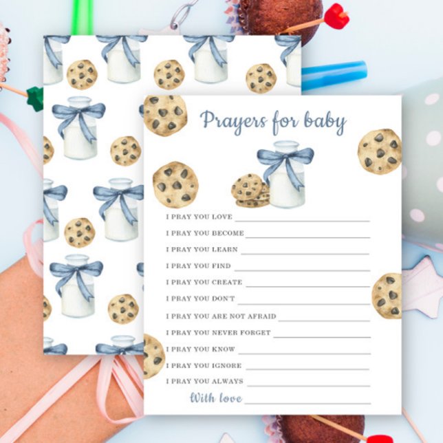 Mjölk Cookies babydusch Prayers för baby (Skapare uppladdad)