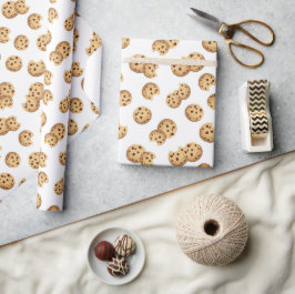 Mjölk & Cookies Birthday Wrapping Papper - Chocola Presentpapper