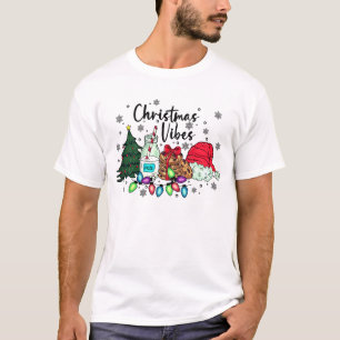 Mjölk Cookies Julafton Träd jul Vibes T-Shirt