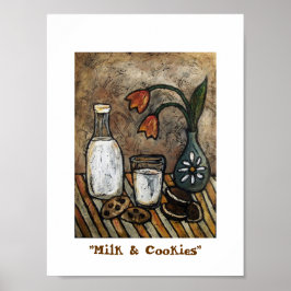 mjölk & Cookies Poster