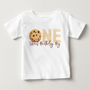 Mjölk & Cookies Theme One Sweet Birthday Boy T Shirt