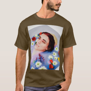 Mjölk Digital-grafik som gjorts i Photoshop CC T Shirt