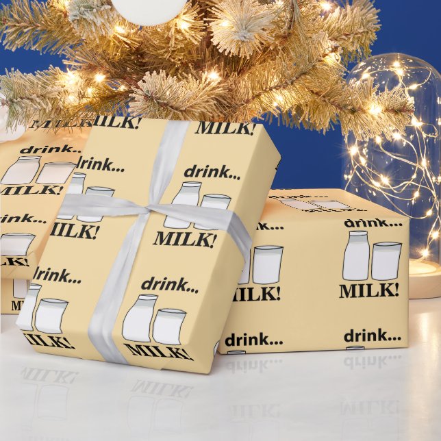 Mjölk Drick Mjölk  Presentpapper (Helgdagar)