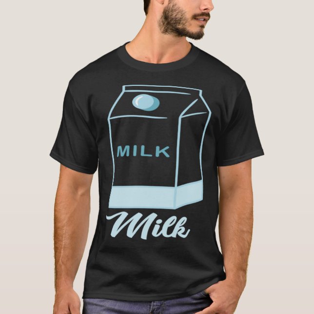Mjölk Drink T Shirt (Framsida)