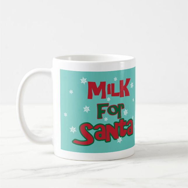 Mjölk för den Santa muggen Kaffemugg (Vänster)