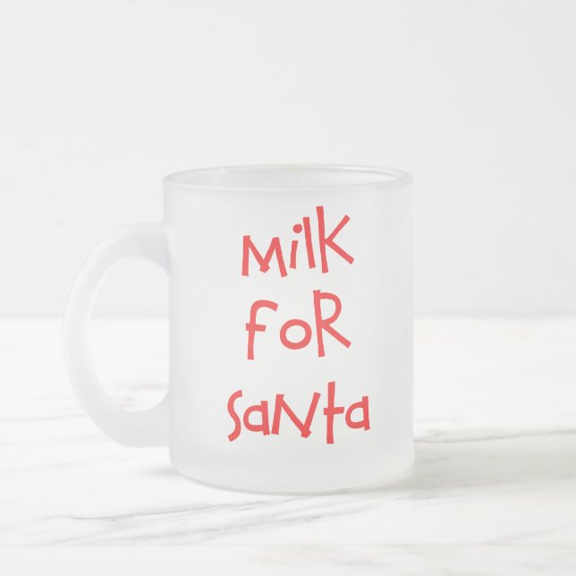 Mjölk för Santa Frosted Mugg (Vänster)