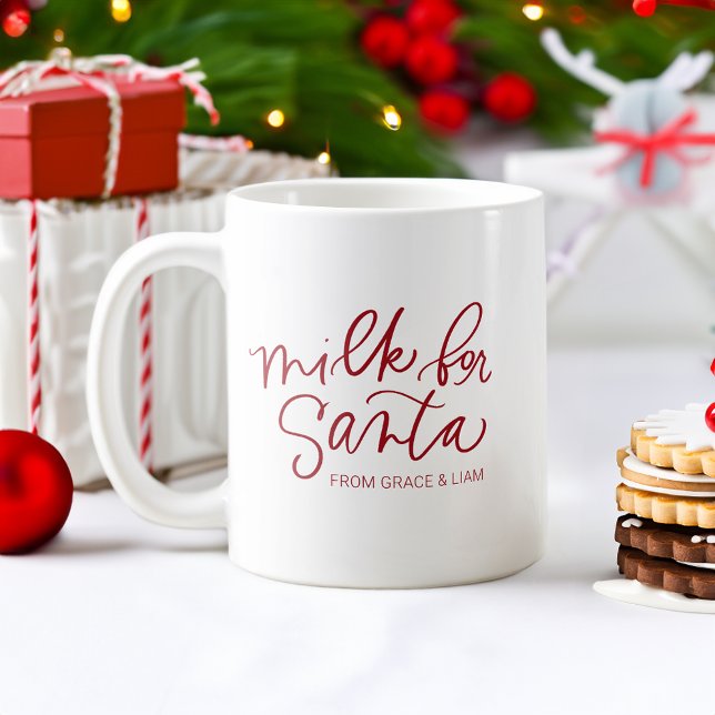 Mjölk för Santa Personlig mugg (Skapare uppladdad)