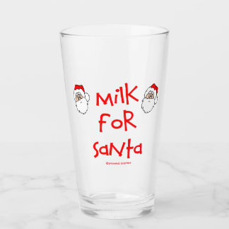 Mjölk för Santa Santa Glaskopp
