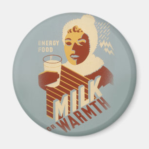 Mjölk for Warmth Magnet