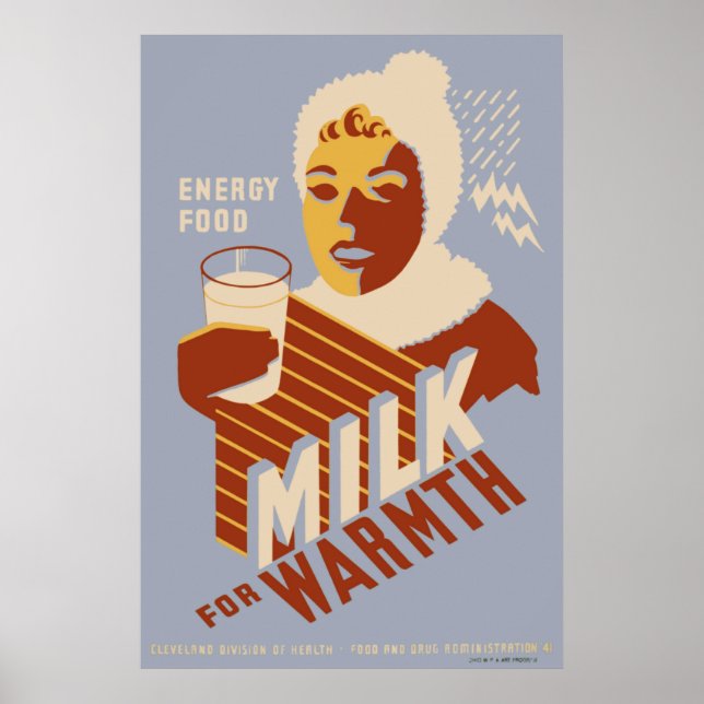 Mjölk for Warmth Poster (Framsidan)