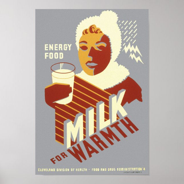 Mjölk for Warmth Poster (Framsidan)