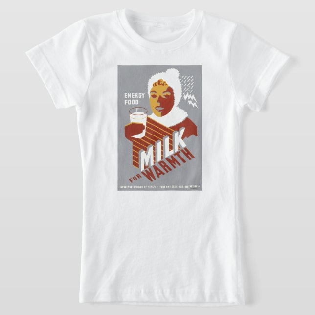 Mjölk for Warmth Tee Shirt (Laydown)